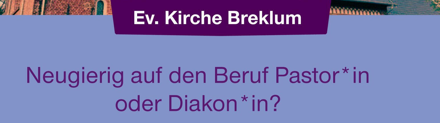 Plakat: FSJ in der Kirche