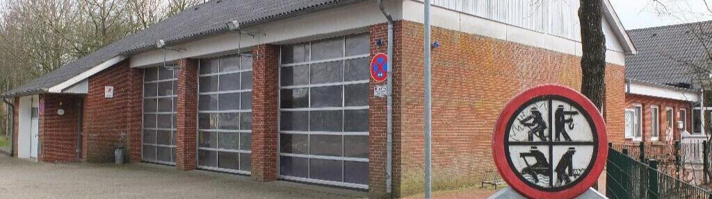 Das (alte) Feuerwehrgerätehaus in Breklum