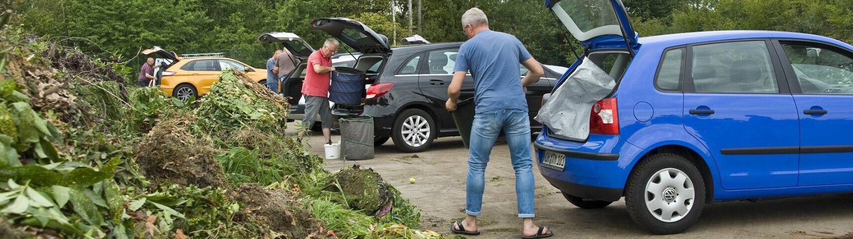 Gartenabfall-Sammelstelle