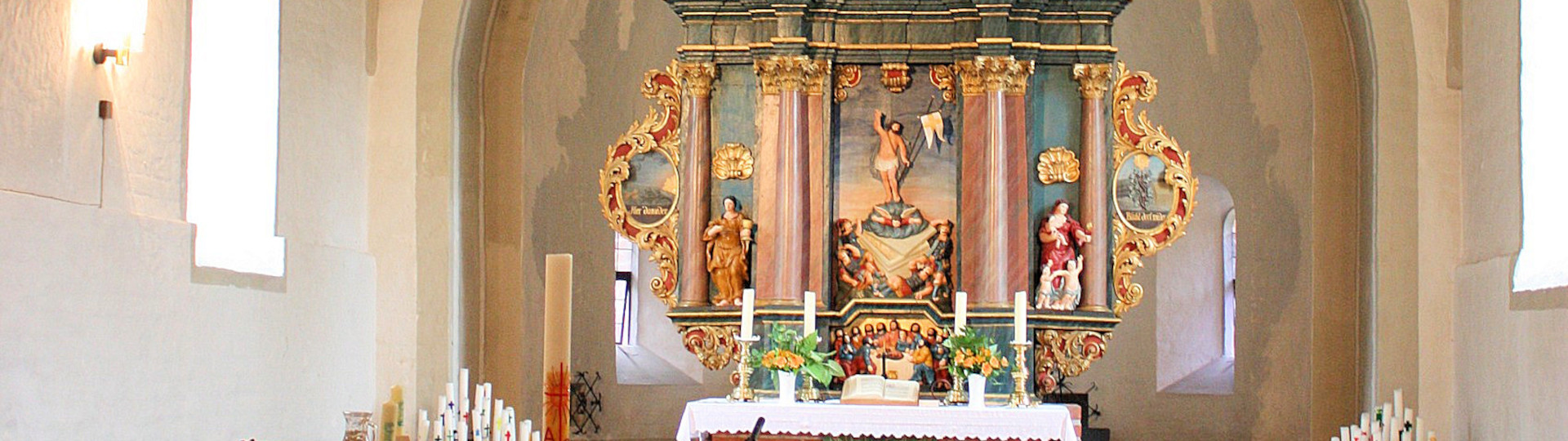 Altar in der Kirche Sunte Oluf