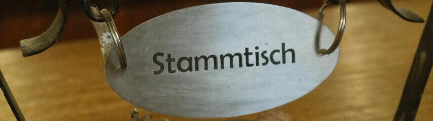 Stammtisch-Schild