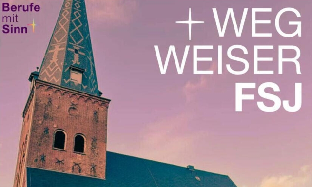 Plakat: FSJ in der Kirche