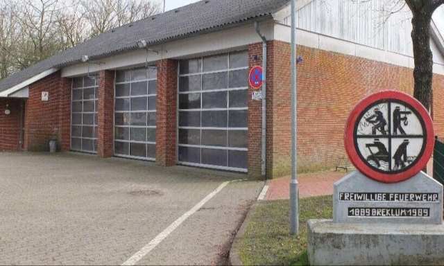 Das (alte) Feuerwehrgerätehaus in Breklum