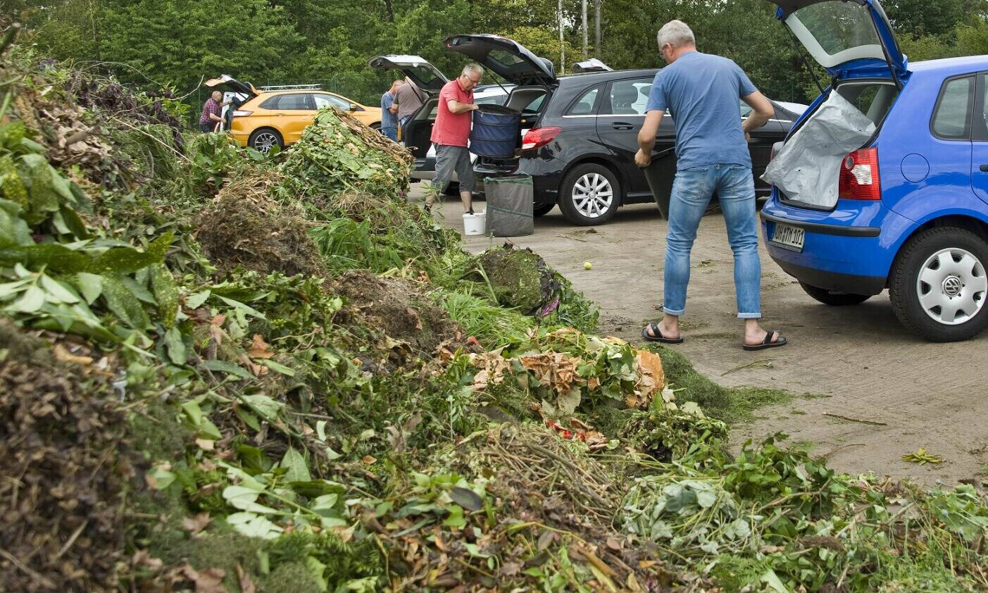 Gartenabfall-Sammelstelle