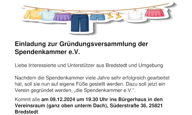 Einladung zur Gründungsversammlung